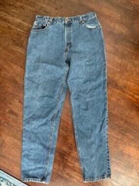 Vintage Levi's 551 Relaxed Fit Tapered Jeans Womens 14 Medium Wash vintage y2k